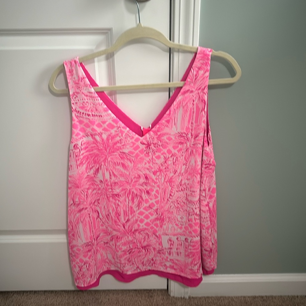 Lilly Pulitzer pink tank top